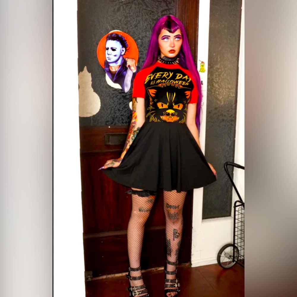 Everyday Is Halloween Babydoll Dress - Small